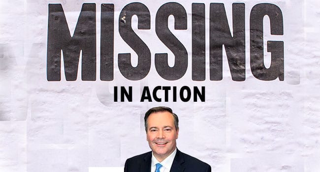 Political leadership in Alberta missing in action