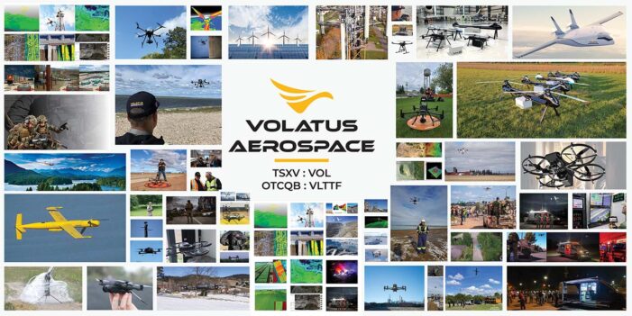 Volatus Aerospace Corp. Announces Record First Quarter Annual Sales