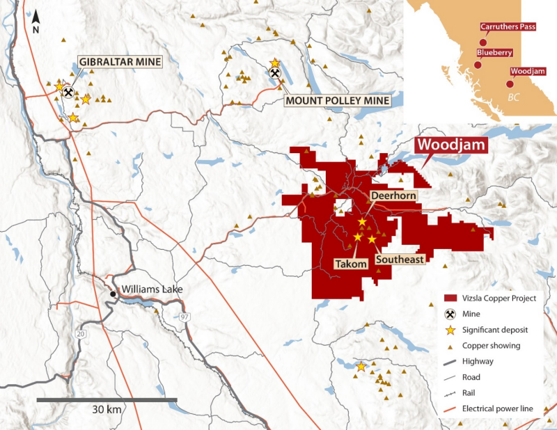 Vizsla Copper Completes Acquisition of Consolidated Woodjam