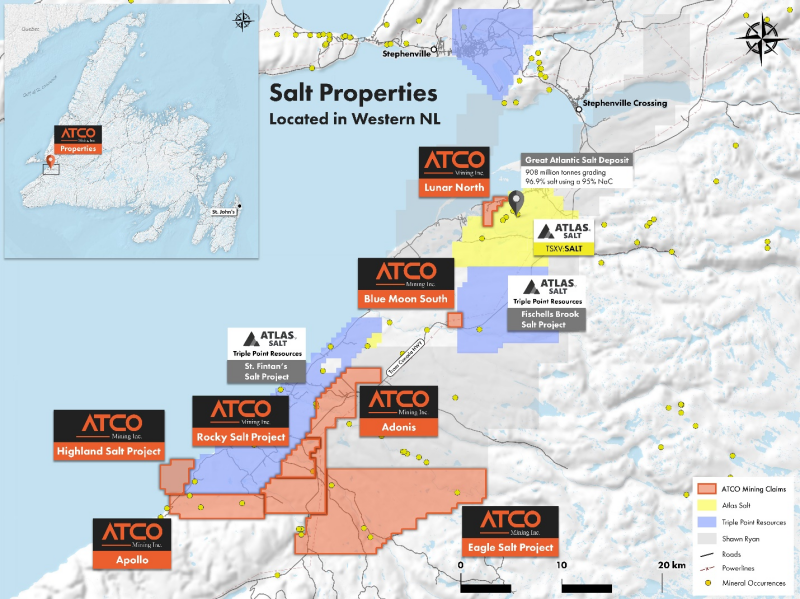 Atco Mining Completes Airborne Gravity Survey to Determine Salt Dome Targets