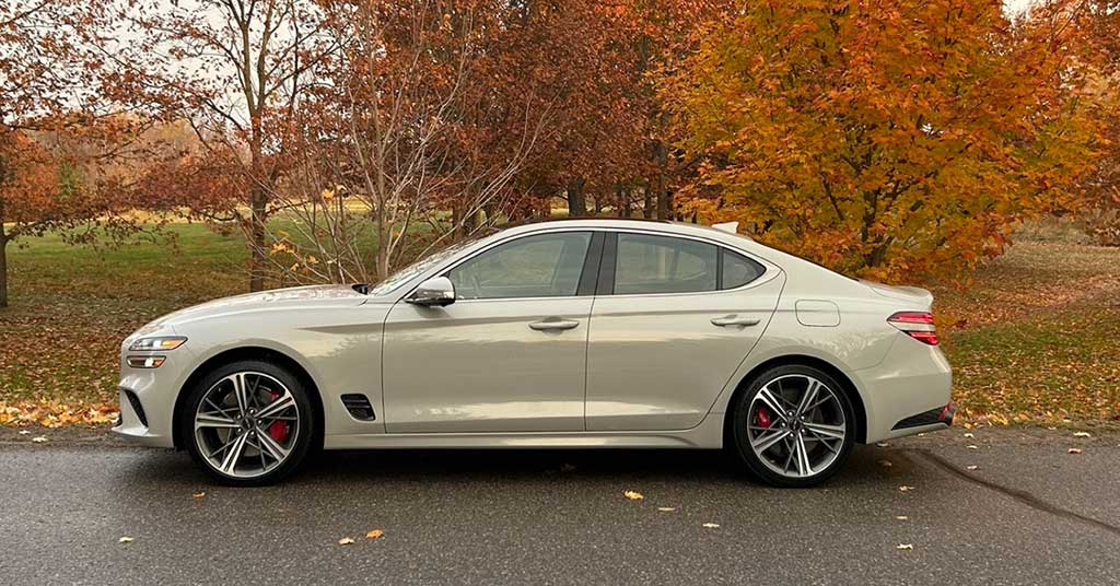 The 2025 Genesis G70, the brand’s smallest sedan, proves you don’t need an SUV for power, comfort and premium design