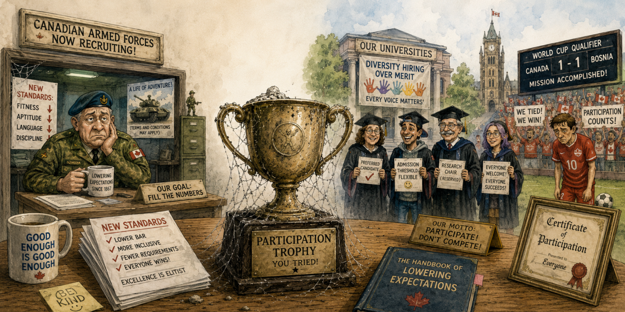 Accepting mediocrity has become a Canadian habit