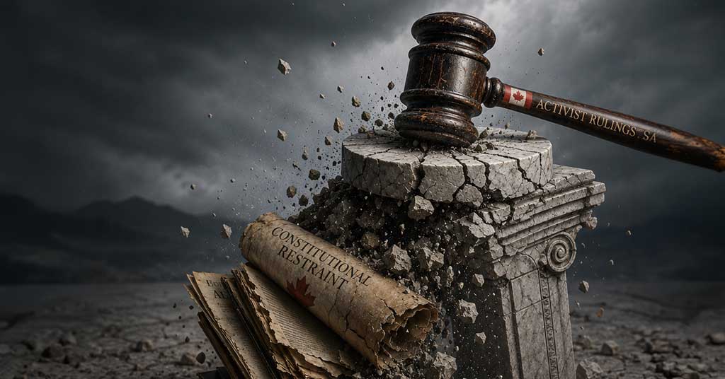 Judicial activism is destroying the rule of law in Canada